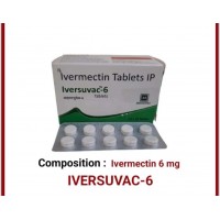 Івермектин таблетки 10 шт. Ivermectin 6 Mg Tablet USP оригінальний антипаразитарні препарат для людей, Індія.